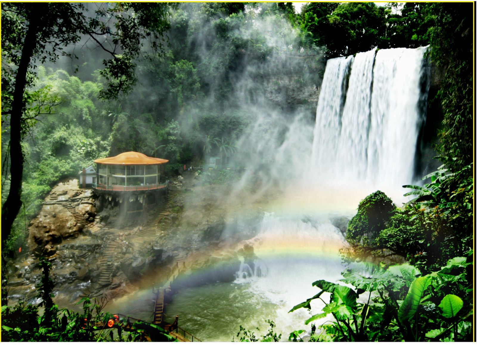 Thác Đambri - Khám phá thác nước cao nhất Lâm Đồng