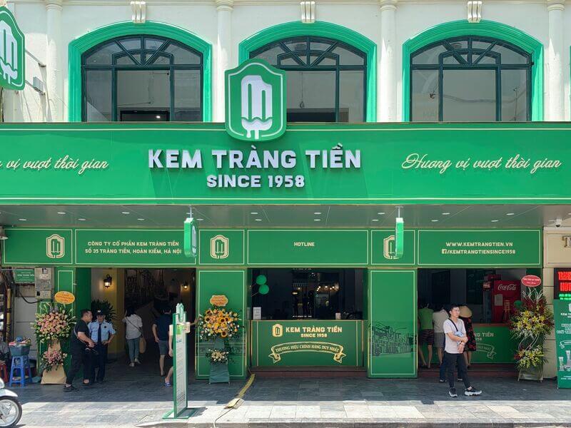 Danh sách những cửa hàng Kem Tràng Tiền tại Hà Nội