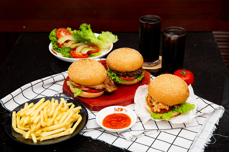 Top 20 quán hamburger gần đây được yêu thích nhất tại Hà Nội